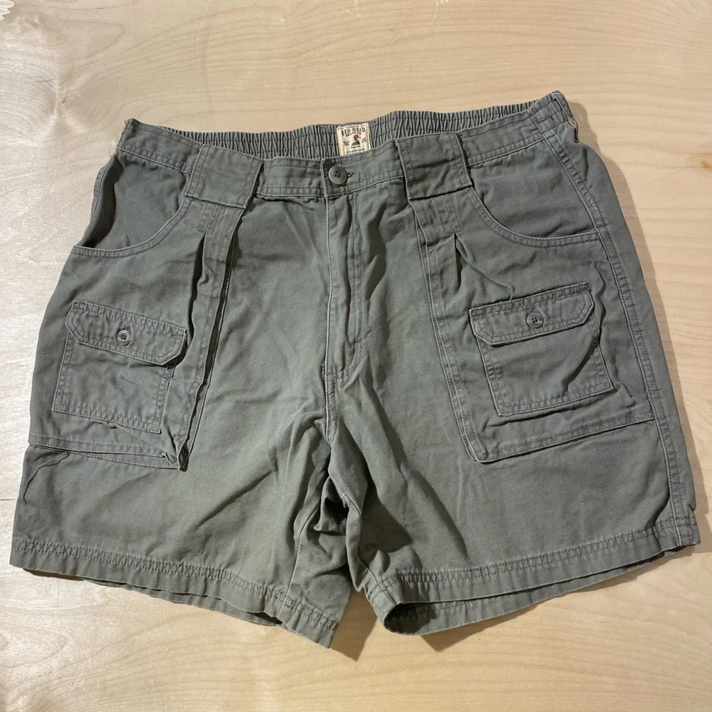 RedHead Olive Cargo Shorts for Men 40 (GD)